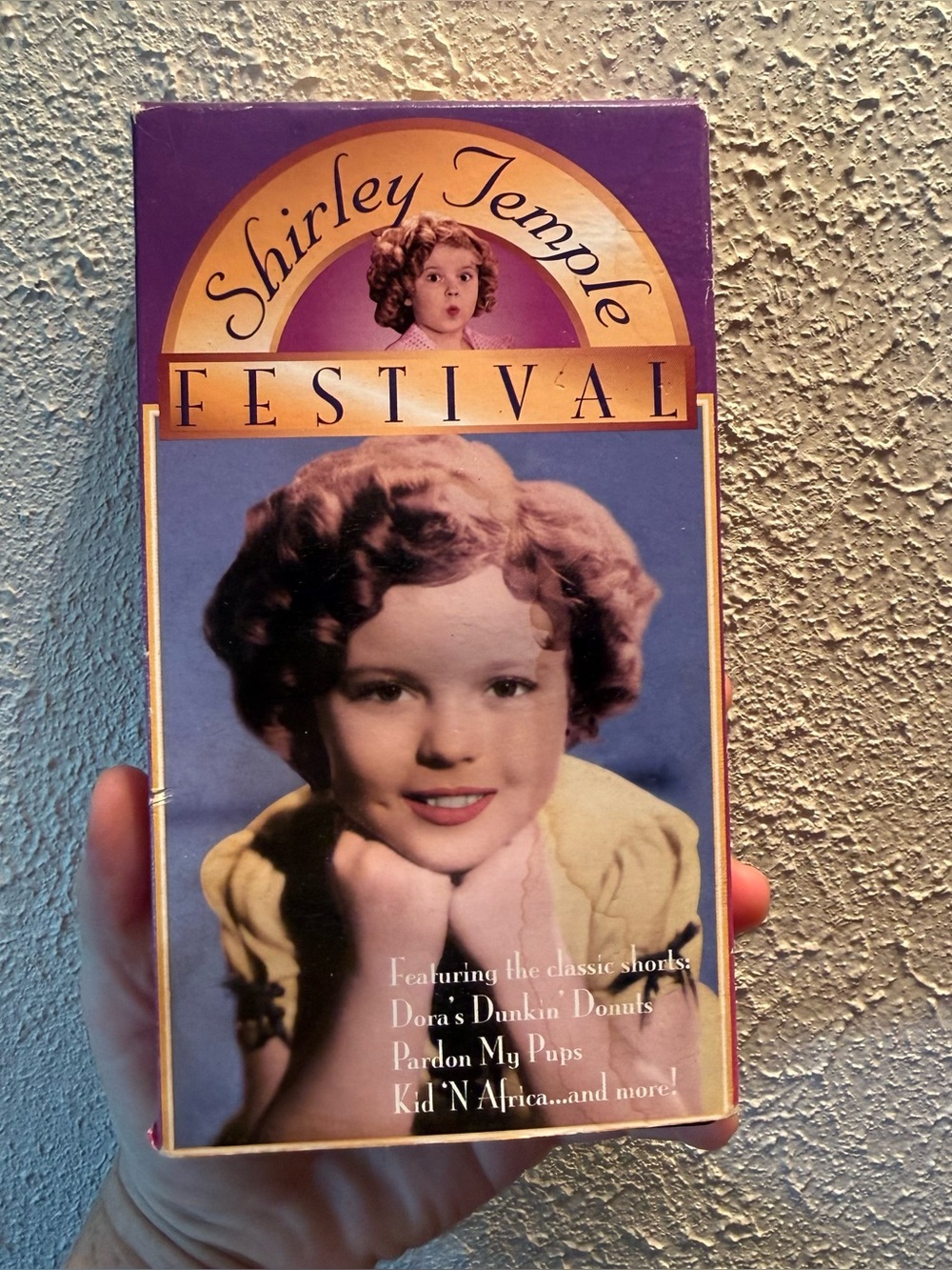Shirley Temple Festival VHS - Purple & Gold Cover